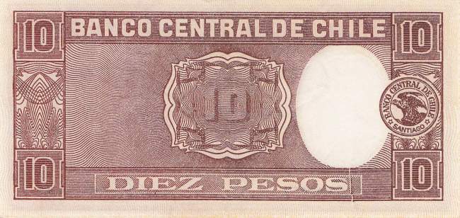 10  Pesos Chile p111-11947